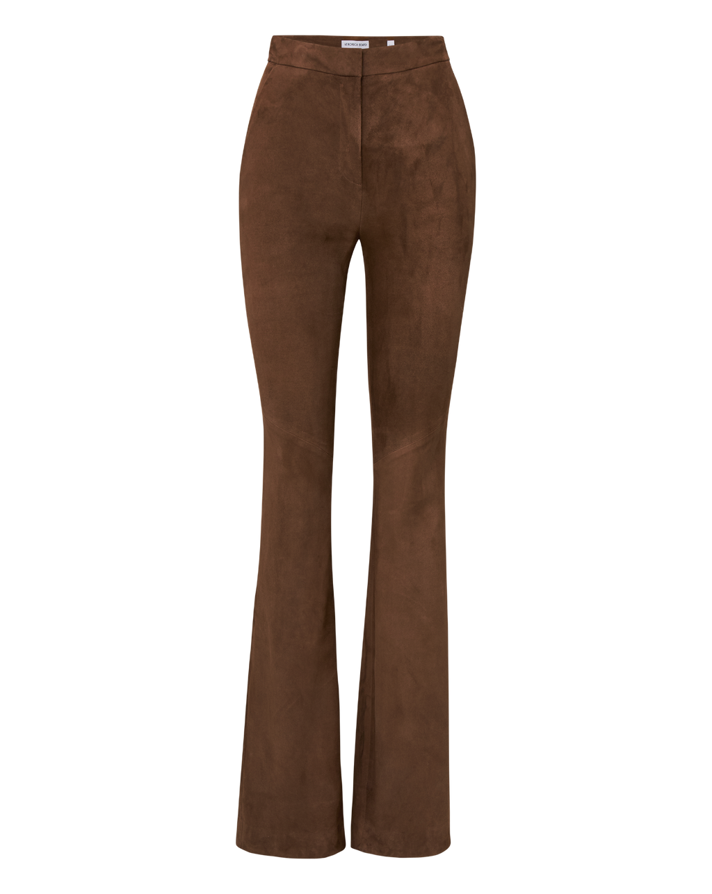 Veronica Beard Gracie Suede Flare Pant - Mocha