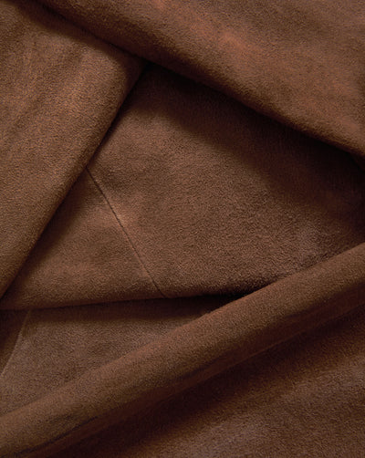 Veronica Beard Gracie Suede Flare Pant - Mocha