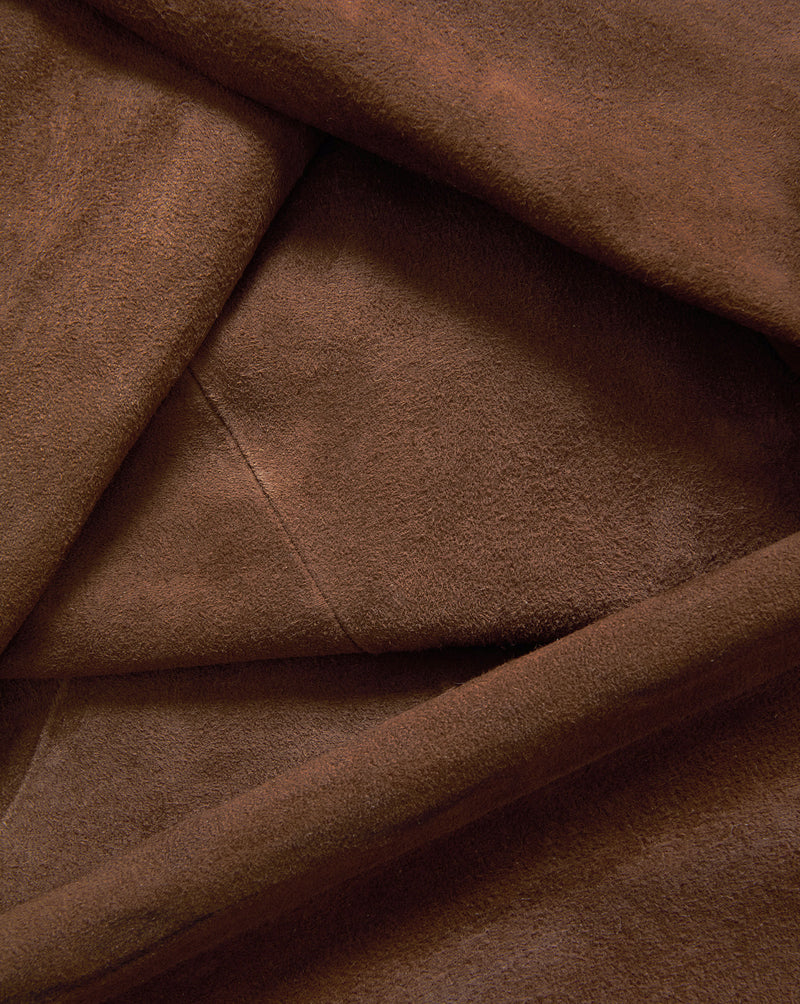 Veronica Beard Gracie Suede Flare Pant - Mocha
