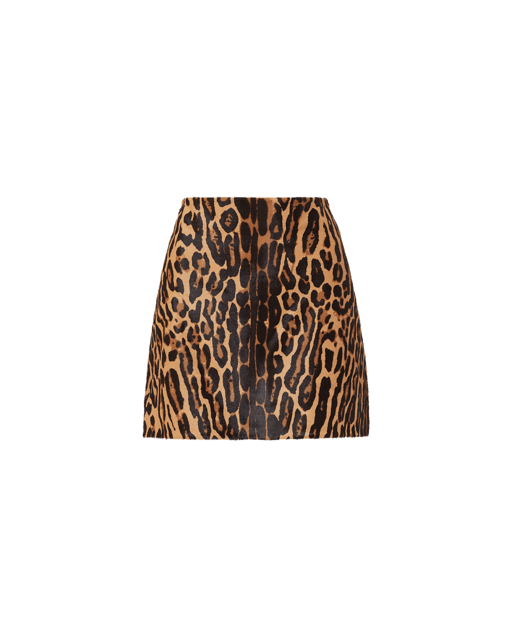 Veronica Beard Ohemia Calf Hair Mini Skirt - Camel Multi