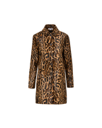 Veronica Beard Shelley Calf Hair Dickey Coat - Camel Multi
