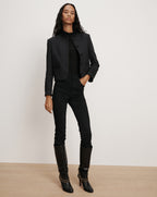 Veronica Beard Latrell Embroidered Jacket - Navy