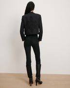 Veronica Beard Latrell Embroidered Jacket - Navy