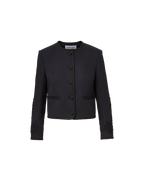 Veronica Beard Latrell Embroidered Jacket - Navy