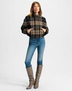 Veronica Beard Bateman Plaid Jacket - Black Multi