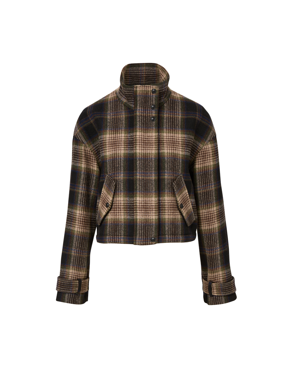 Veronica Beard Bateman Plaid Jacket - Black Multi