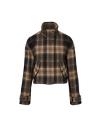 Veronica Beard Bateman Plaid Jacket - Black Multi