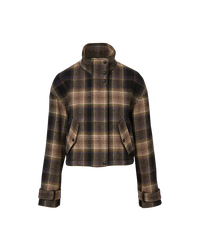 Veronica Beard Bateman Plaid Jacket - Black Multi