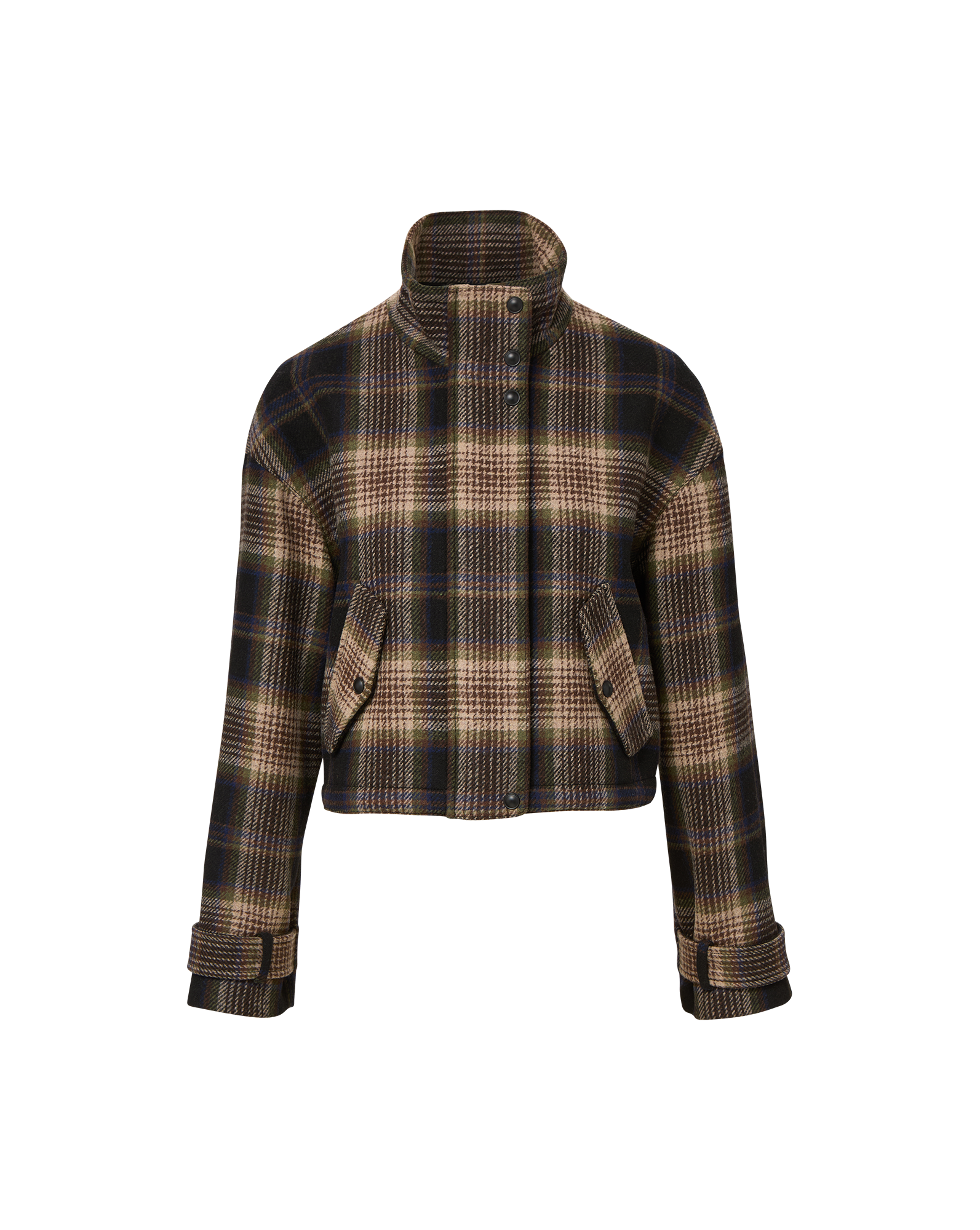 Veronica Beard Bateman Plaid Jacket - Black Multi