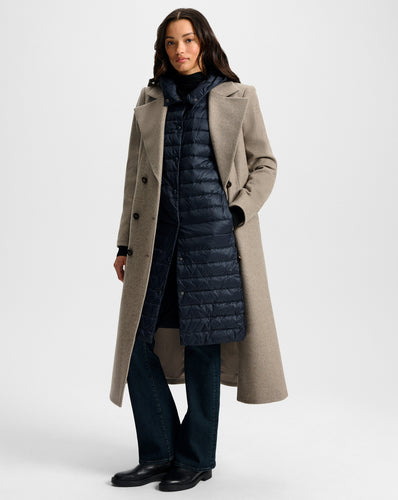 Veronica Beard Westbrook Down Puffer Vest - Navy