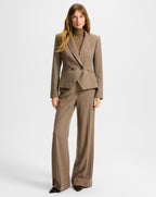 Veronica Beard Rickie Cropped Dickey Jacket - Lichen Melange