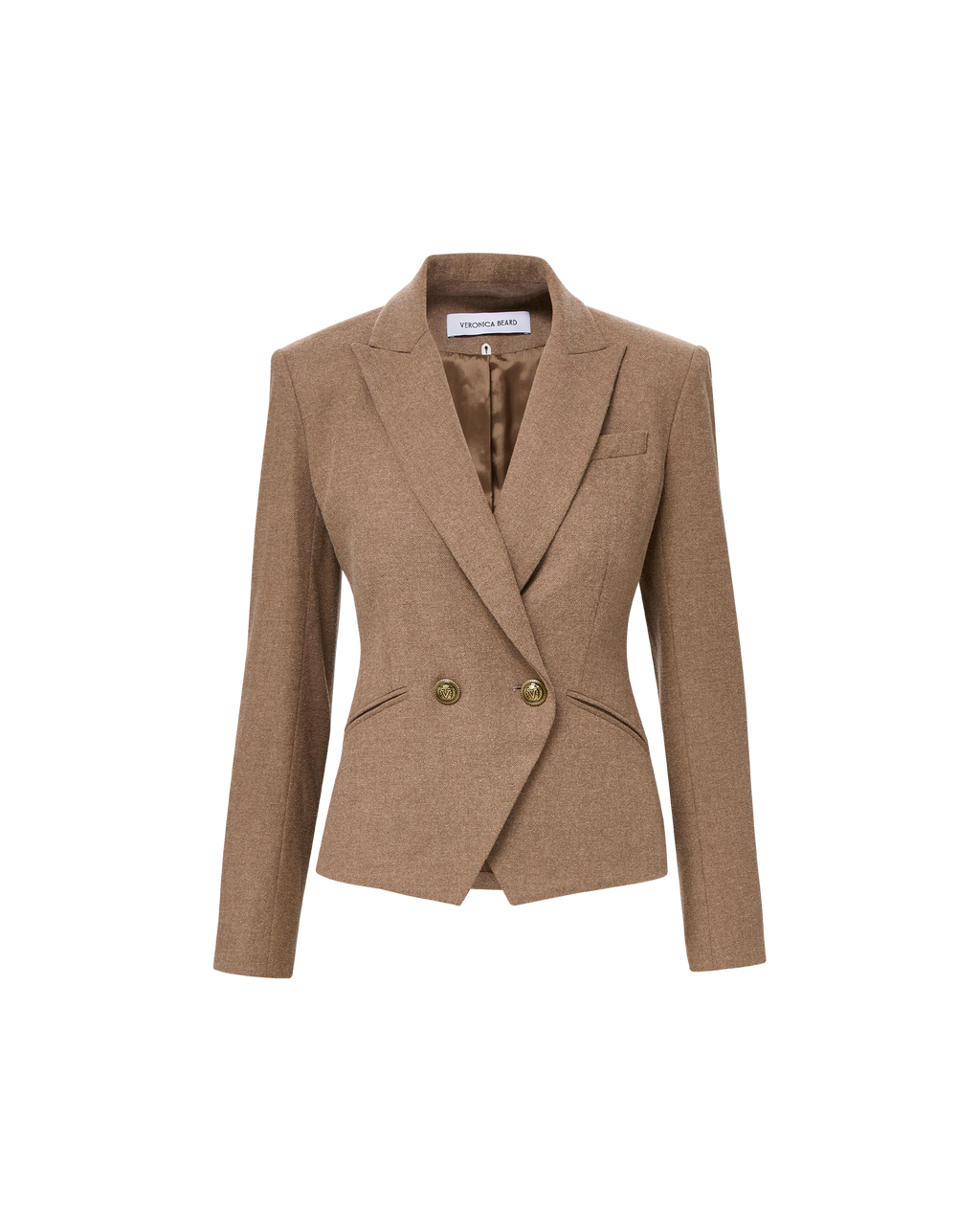 Veronica Beard Rickie Cropped Dickey Jacket - Lichen Melange