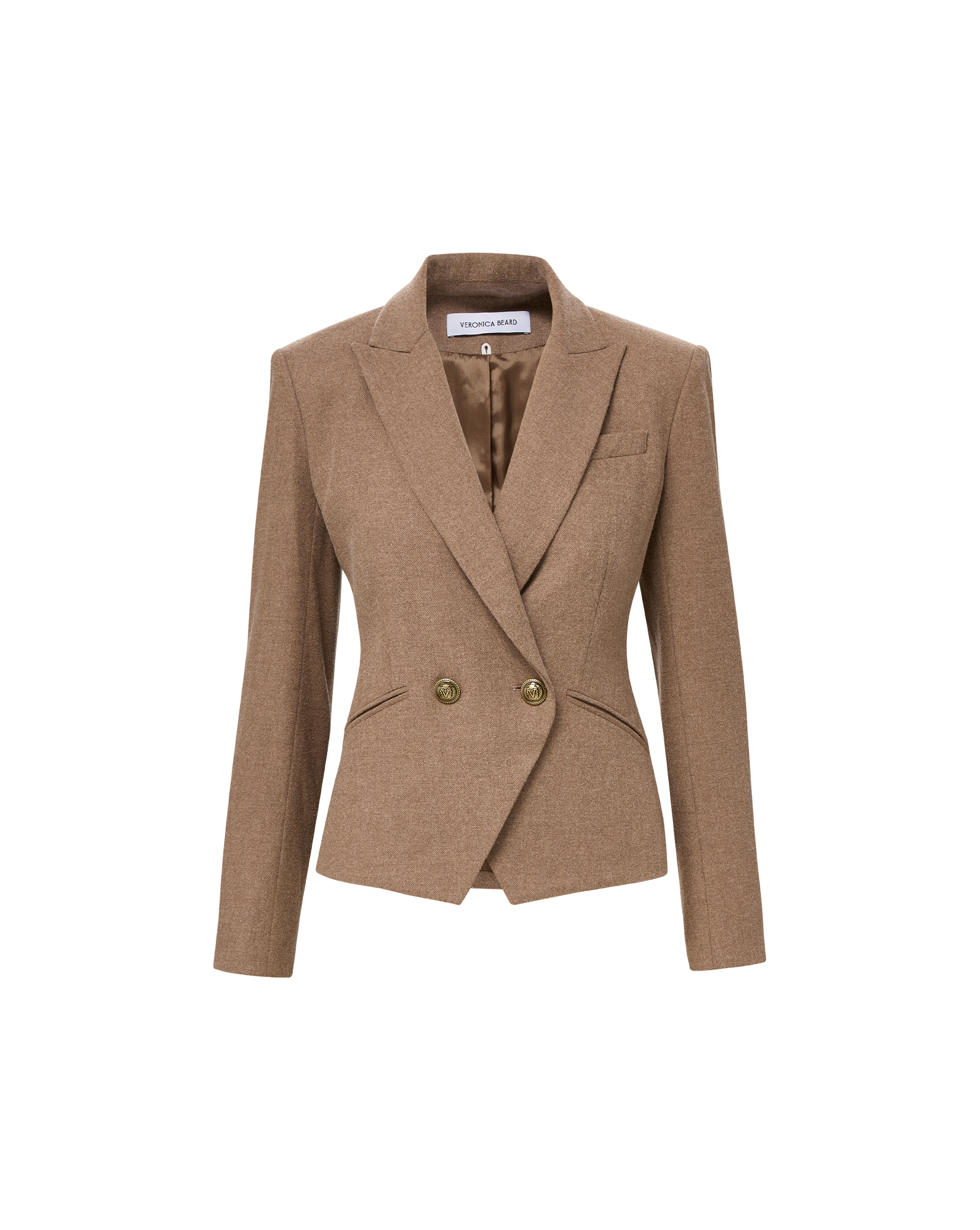 Veronica Beard Rickie Cropped Dickey Jacket - Lichen Melange