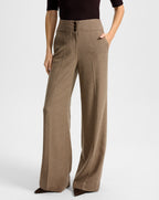 Veronica Beard Giovanna Wide-Leg Pant - Lichen Melange