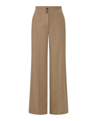 Veronica Beard Giovanna Wide-Leg Pant - Lichen Melange