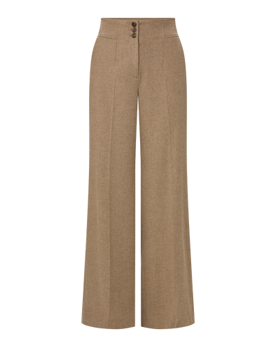 Veronica Beard Giovanna Wide-Leg Pant - Lichen Melange
