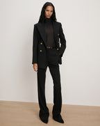 Veronica Beard Rhys Wool Dickey Jacket - Black