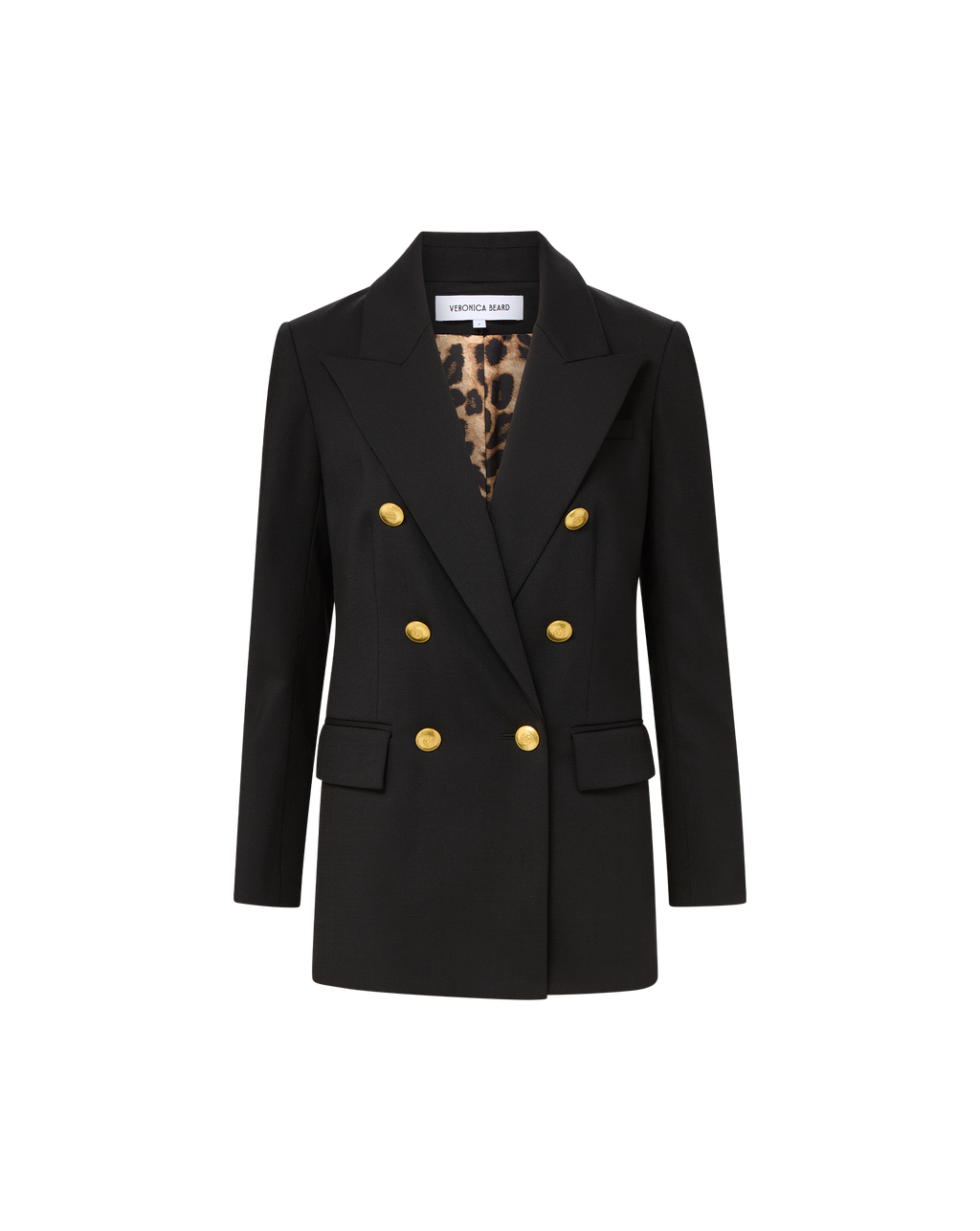 Veronica Beard Rhys Wool Dickey Jacket - Black