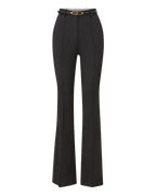Veronica Beard Gracie Belted Flare Pant - Black