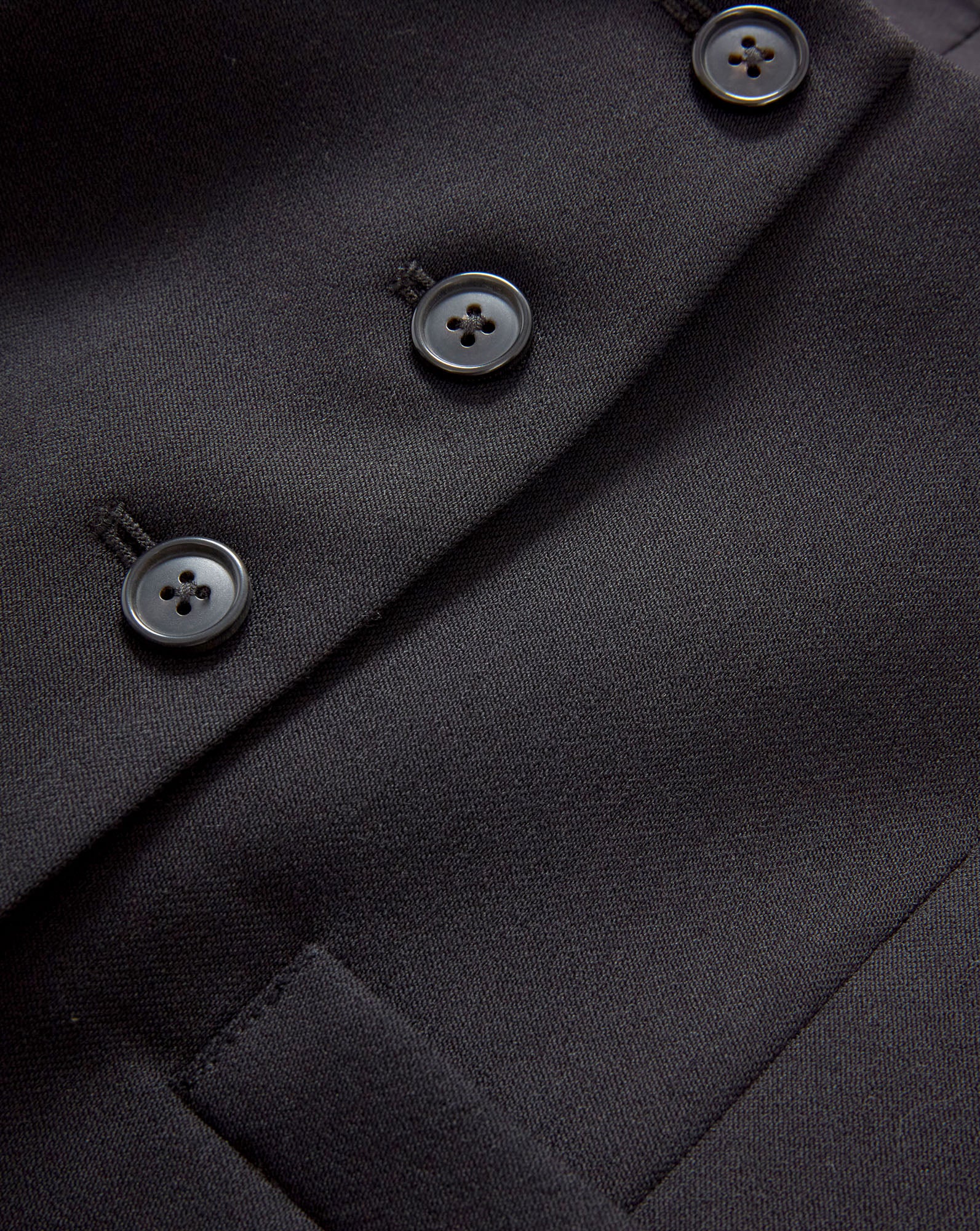 Veronica Beard Morris Wool Vest - Black