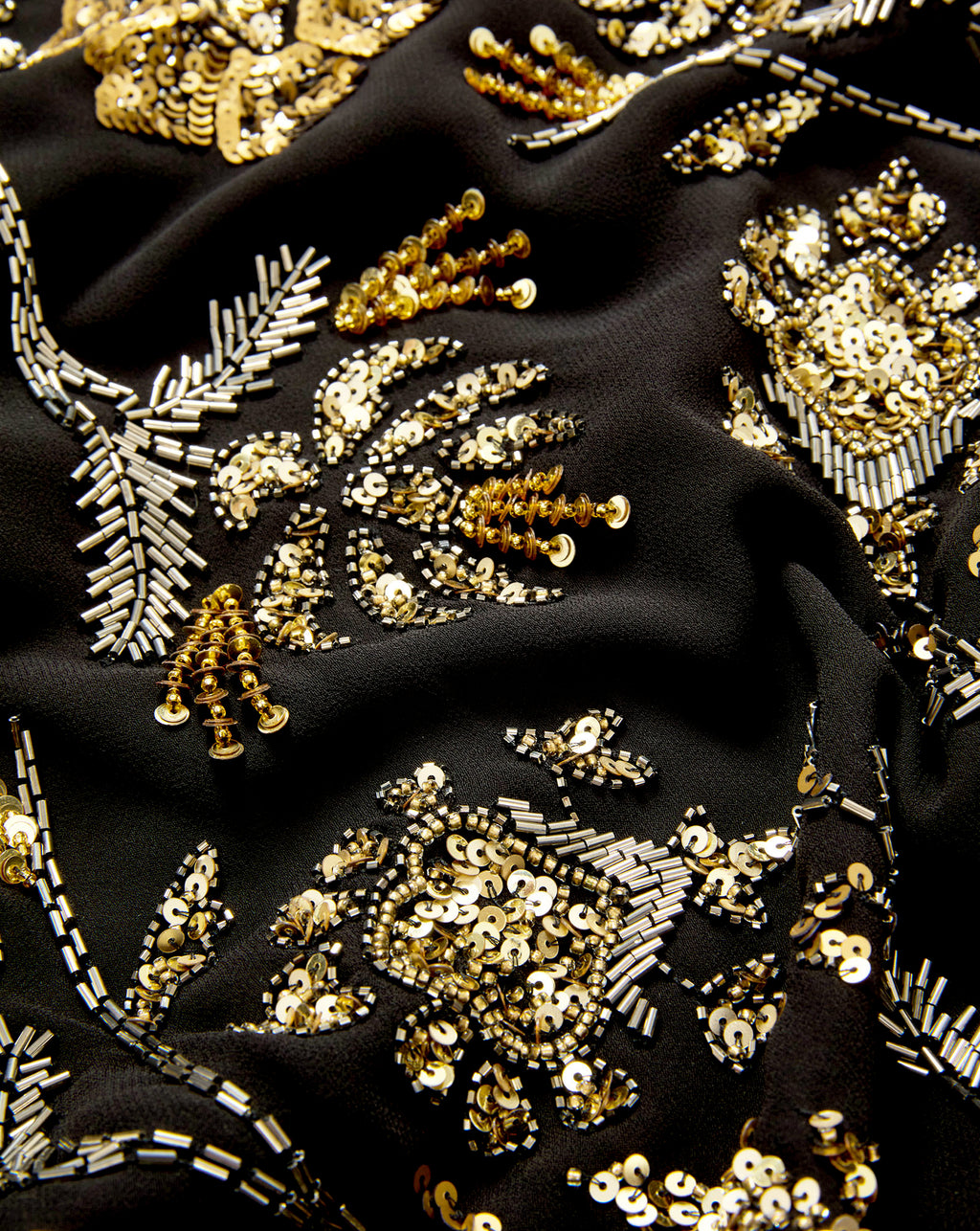 Veronica Beard Medina Floral-Embellished Maxi Skirt - Black