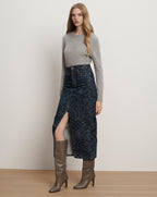 Veronica Beard Pippen Brushed Cashmere Pullover - Heather Grey