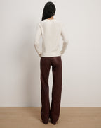 Veronica Beard Pippen Brushed Cashmere Pullover - Ivory