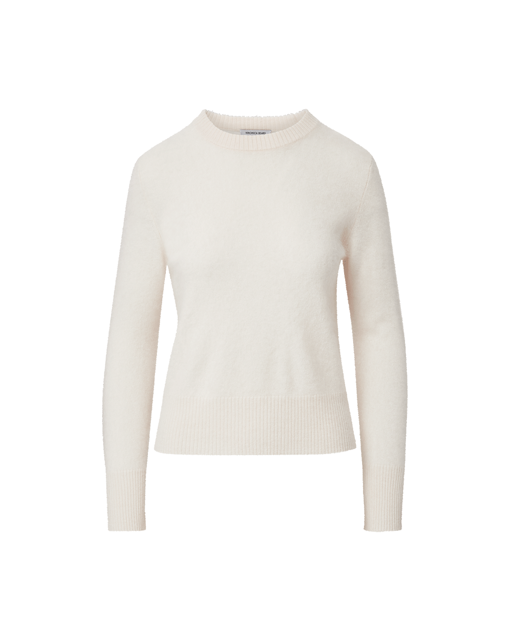 Veronica Beard Pippen Brushed Cashmere Pullover - Ivory