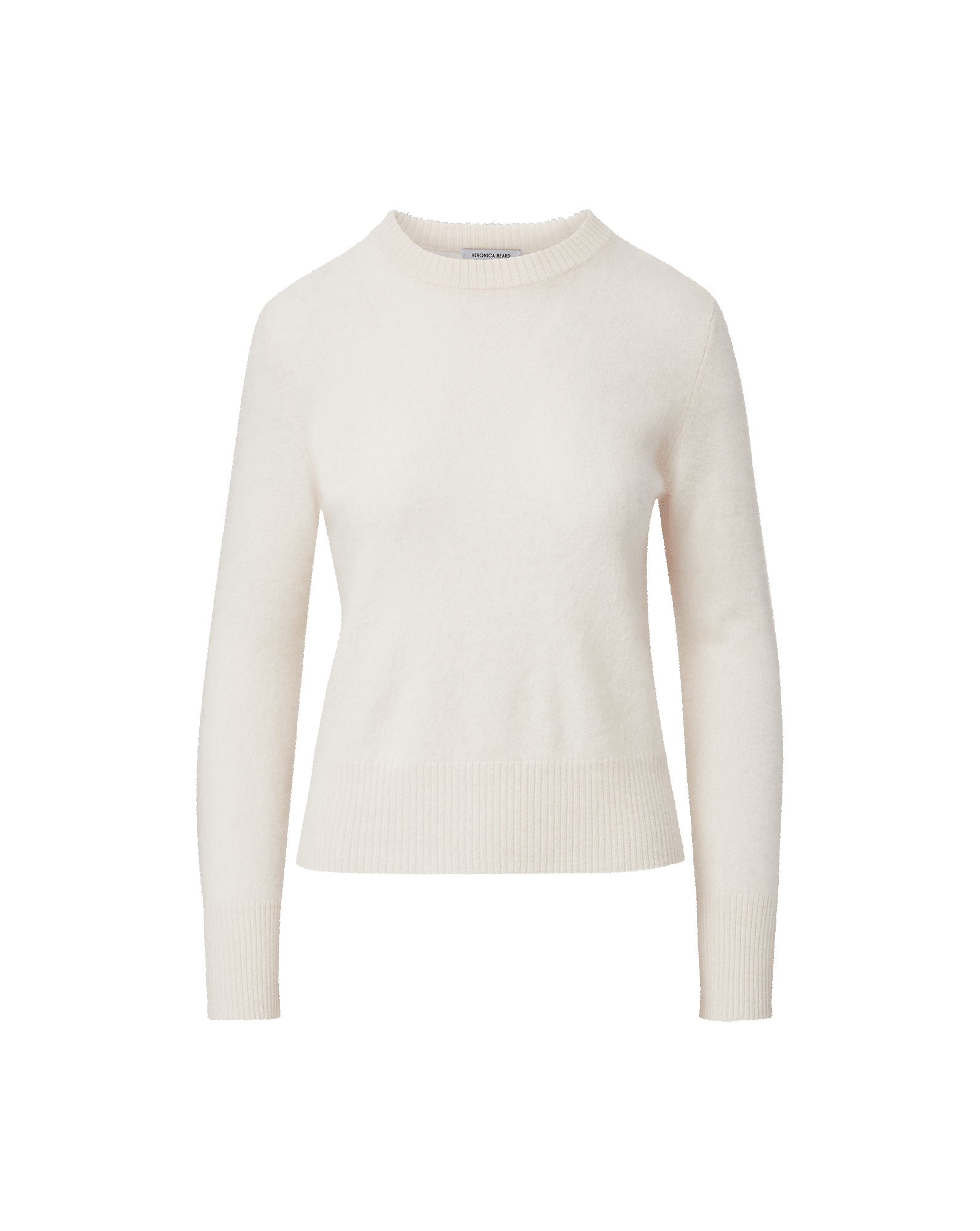 Veronica Beard Pippen Brushed Cashmere Pullover - Ivory