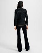 Veronica Beard Ceriani Tweed Jacket - Black
