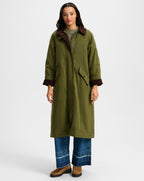 Veronica Beard Dietz Wax-Coated Field Coat