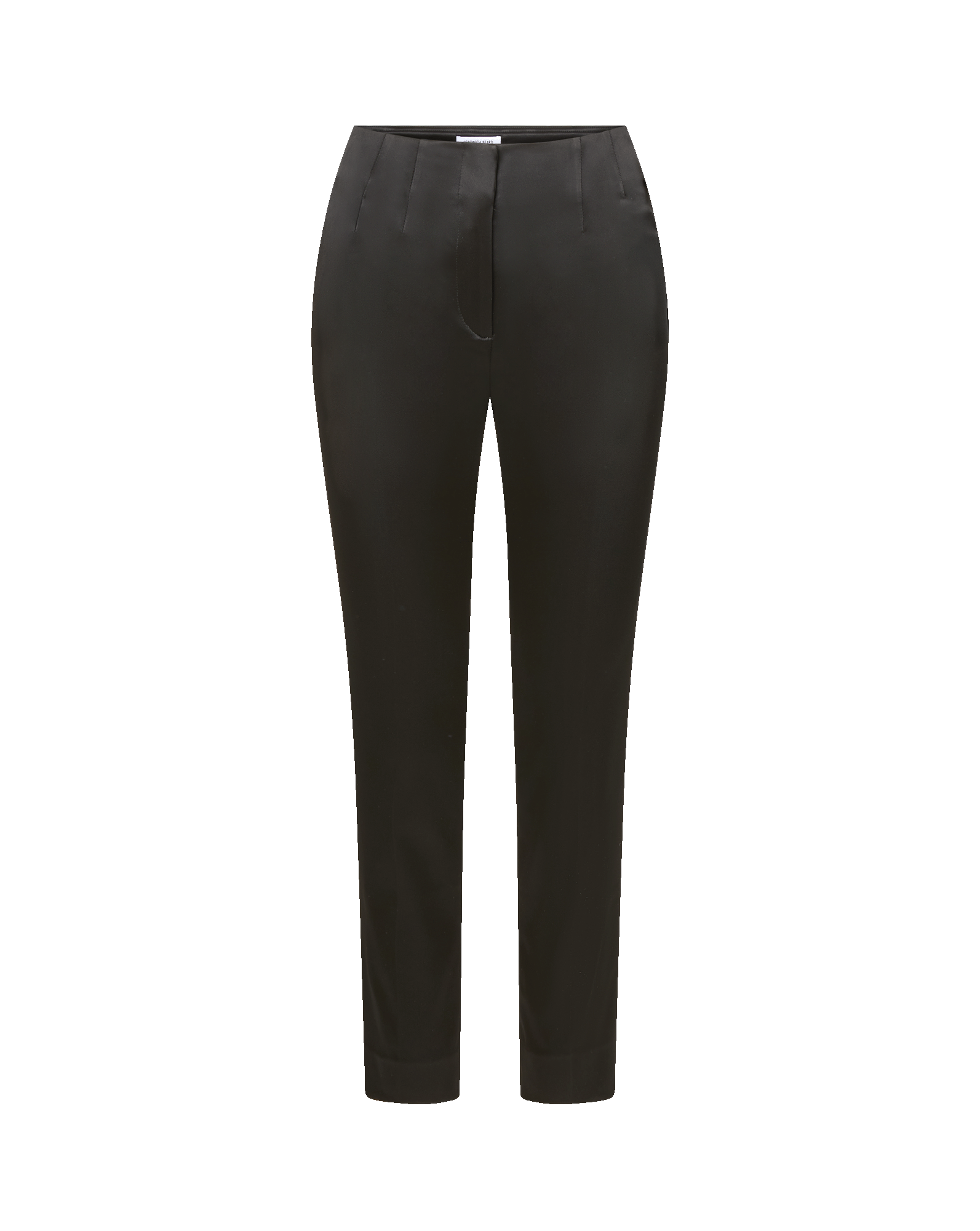 Veronica Beard Stila Slim Satin Pant - Black