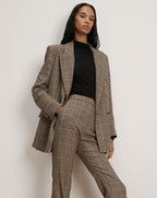 Veronica Beard Rhys Houndstooth Dickey Jacket - Black Multi