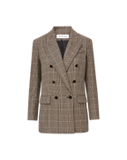 Veronica Beard Rhys Houndstooth Dickey Jacket - Black Multi