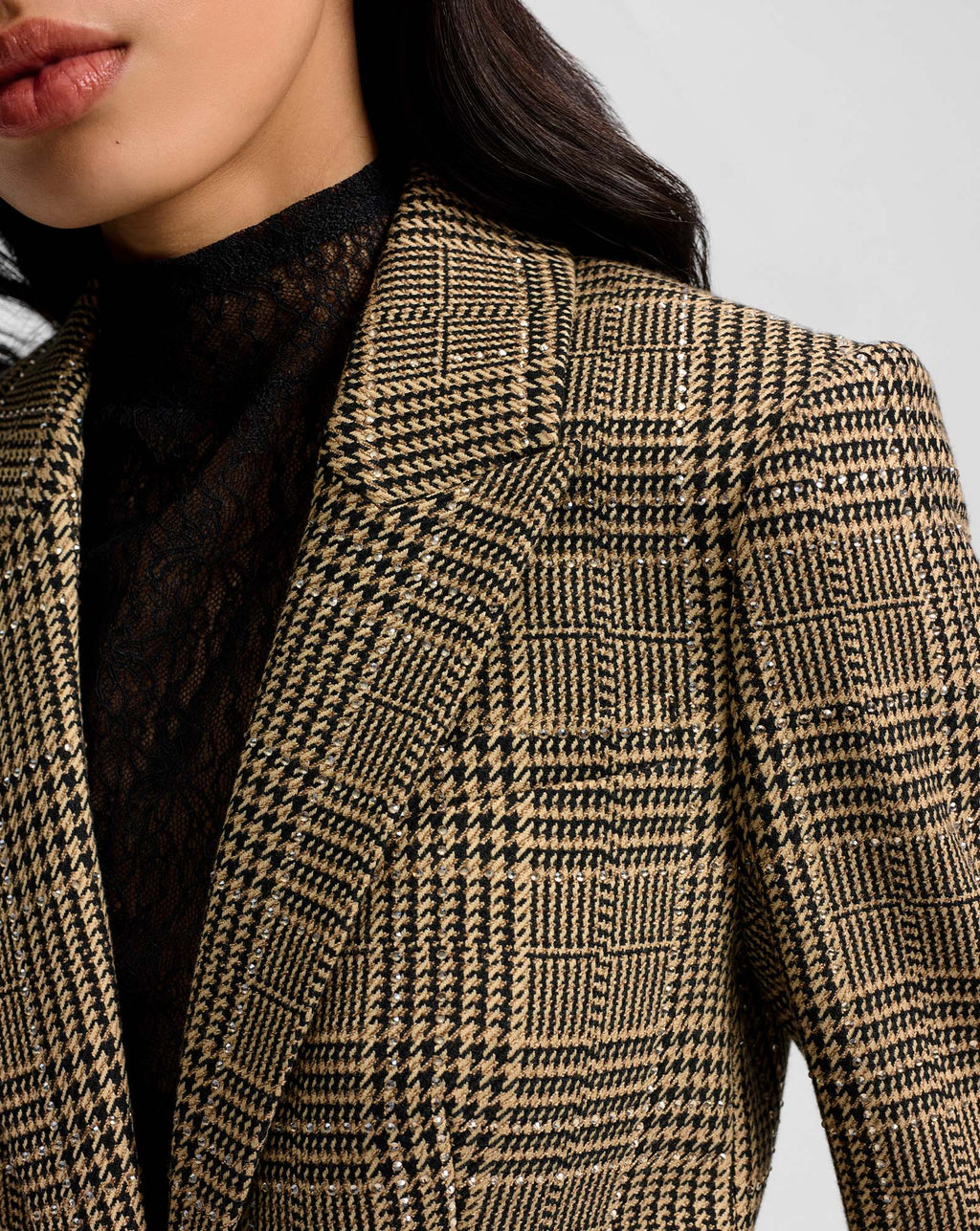 Veronica Beard Kendryn Embellished Dickey Jacket - Black Multi