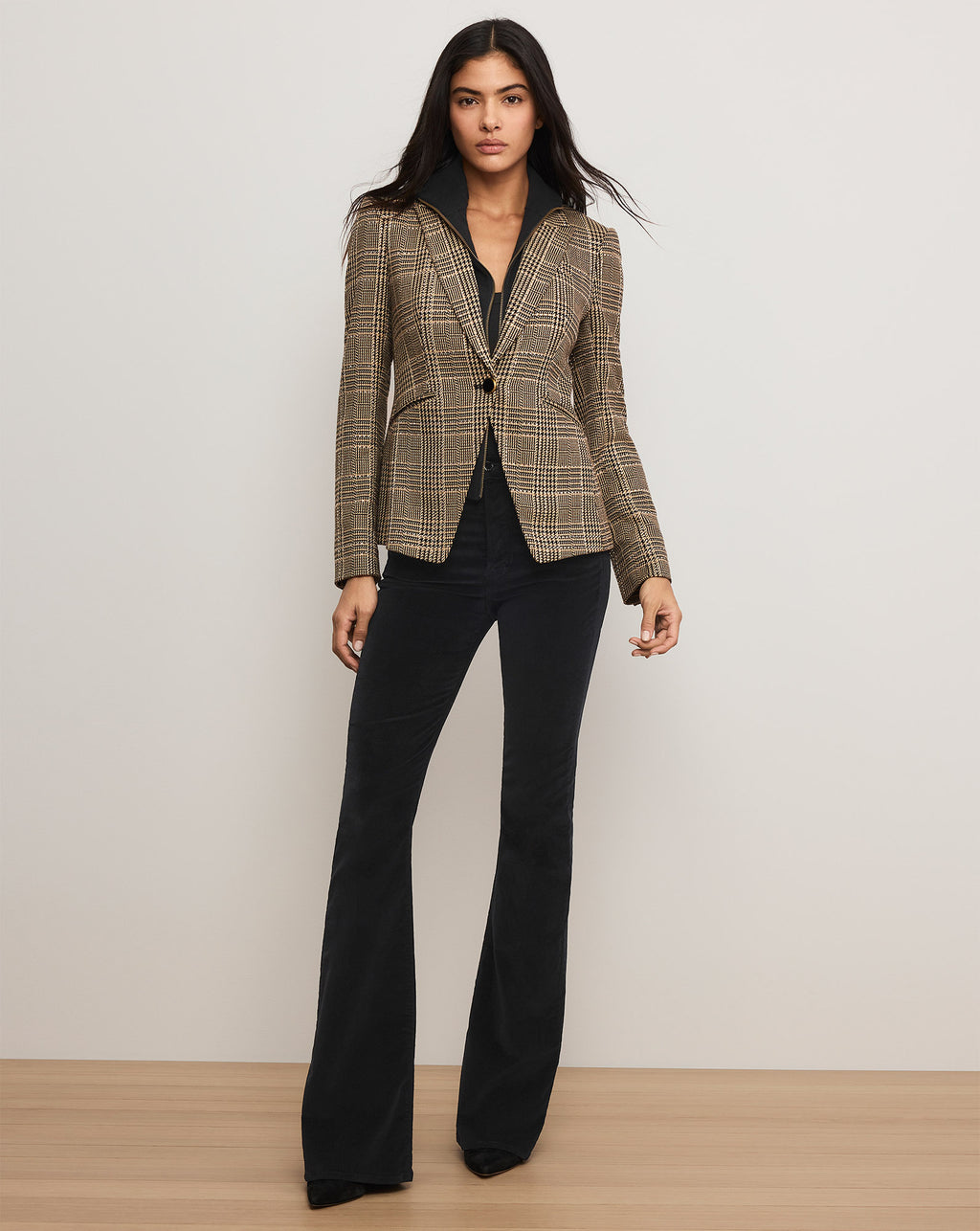 Veronica Beard Kendryn Embellished Dickey Jacket - Black Multi