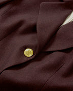 Veronica Beard Kessler Wool-Blend Dickey Jacket - Dark Currant Melange