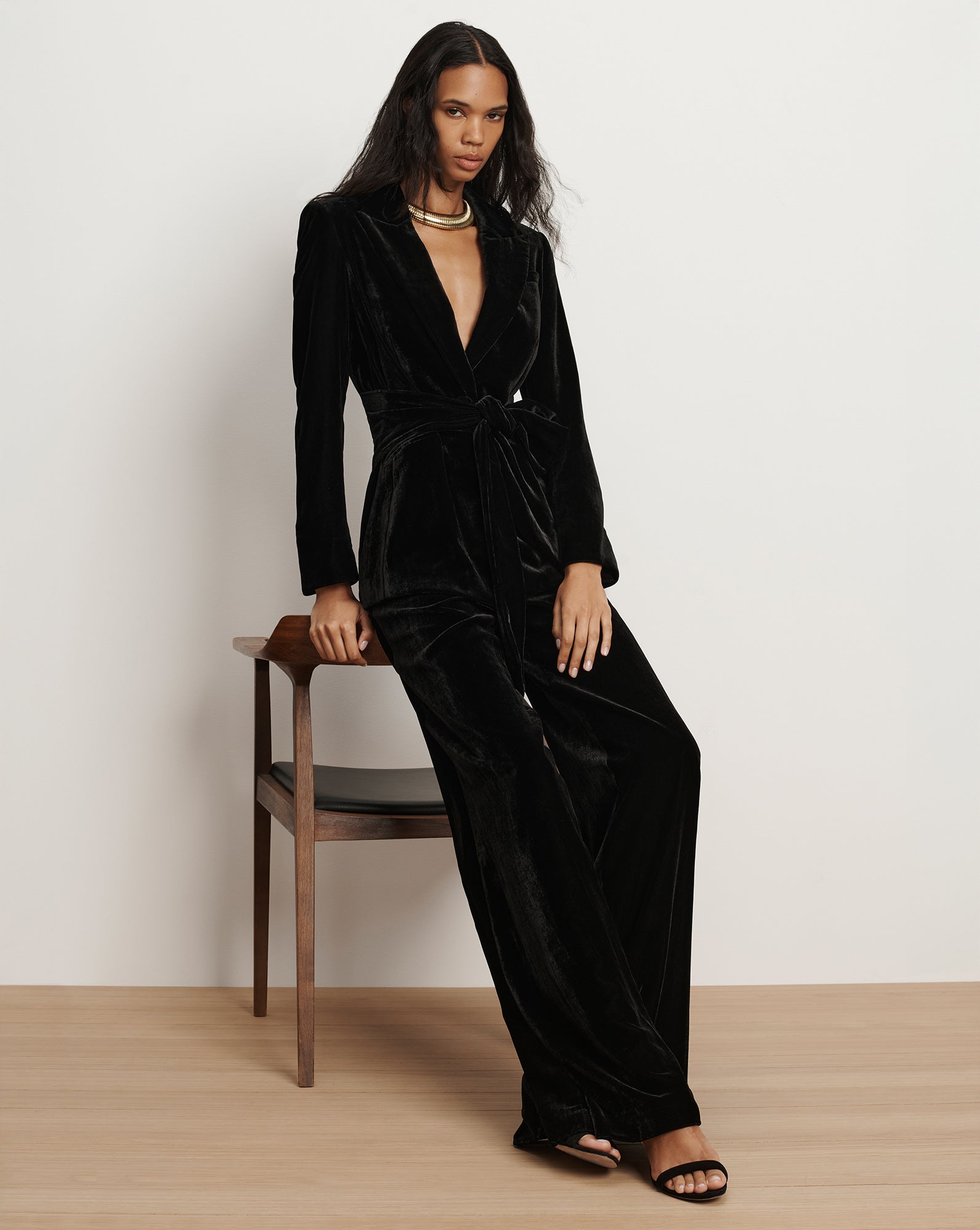 Veronica Beard Issel Velvet Jacket - Black