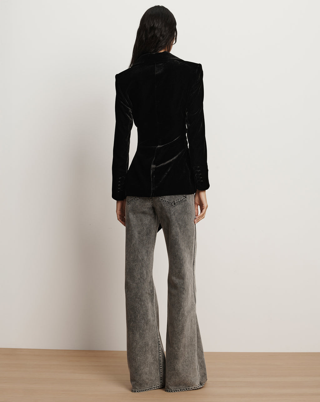 Veronica Beard Issel Velvet Jacket - Black
