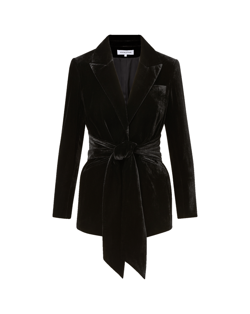 Veronica Beard Issel Velvet Jacket - Black