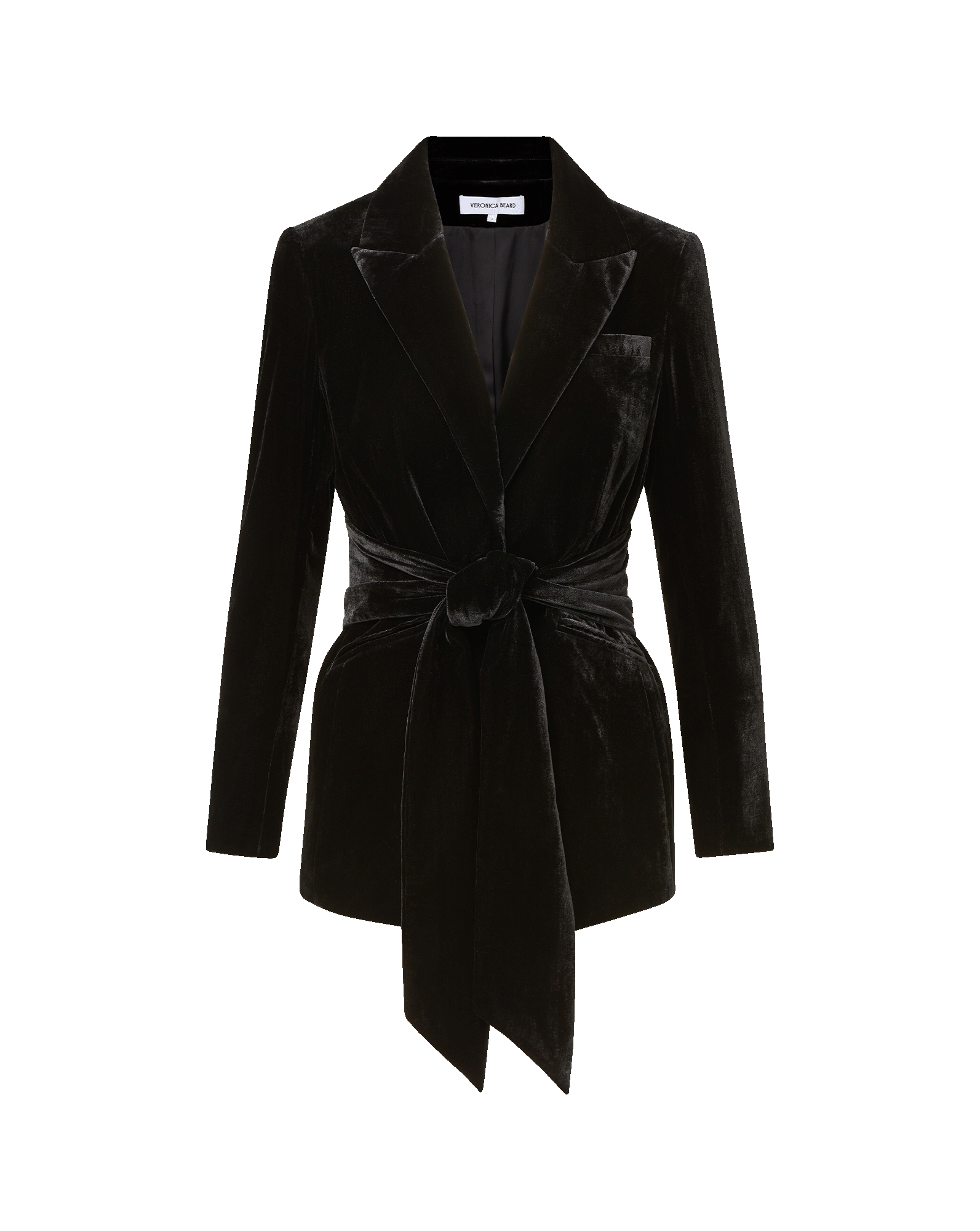 Veronica Beard Issel Velvet Jacket - Black