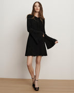 Veronica Beard Ezri Mini Dress - Black