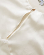 Veronica Beard Sparrow Silk Blouse - Dove White