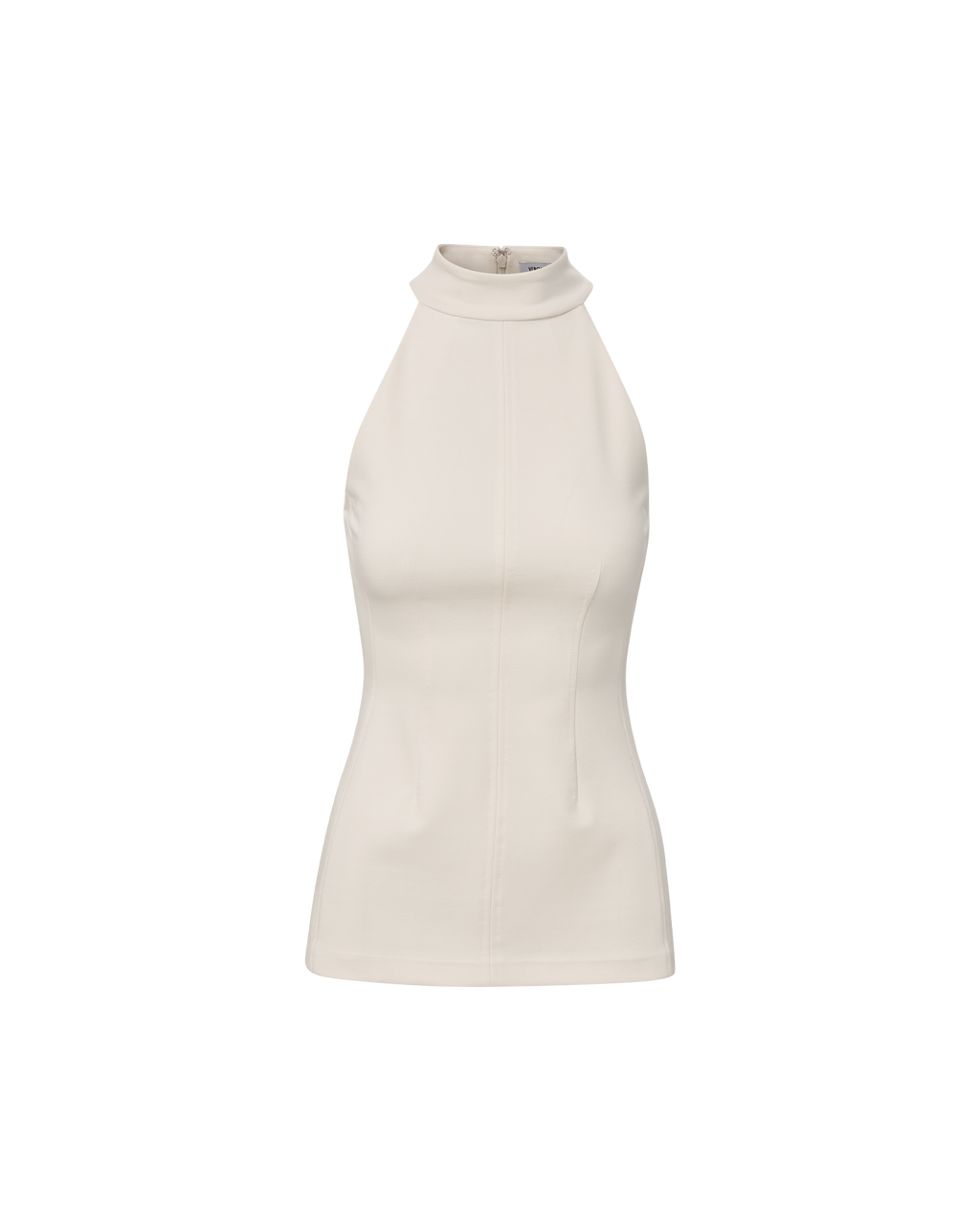 Veronica Beard Johanne Halter Top - Dove White