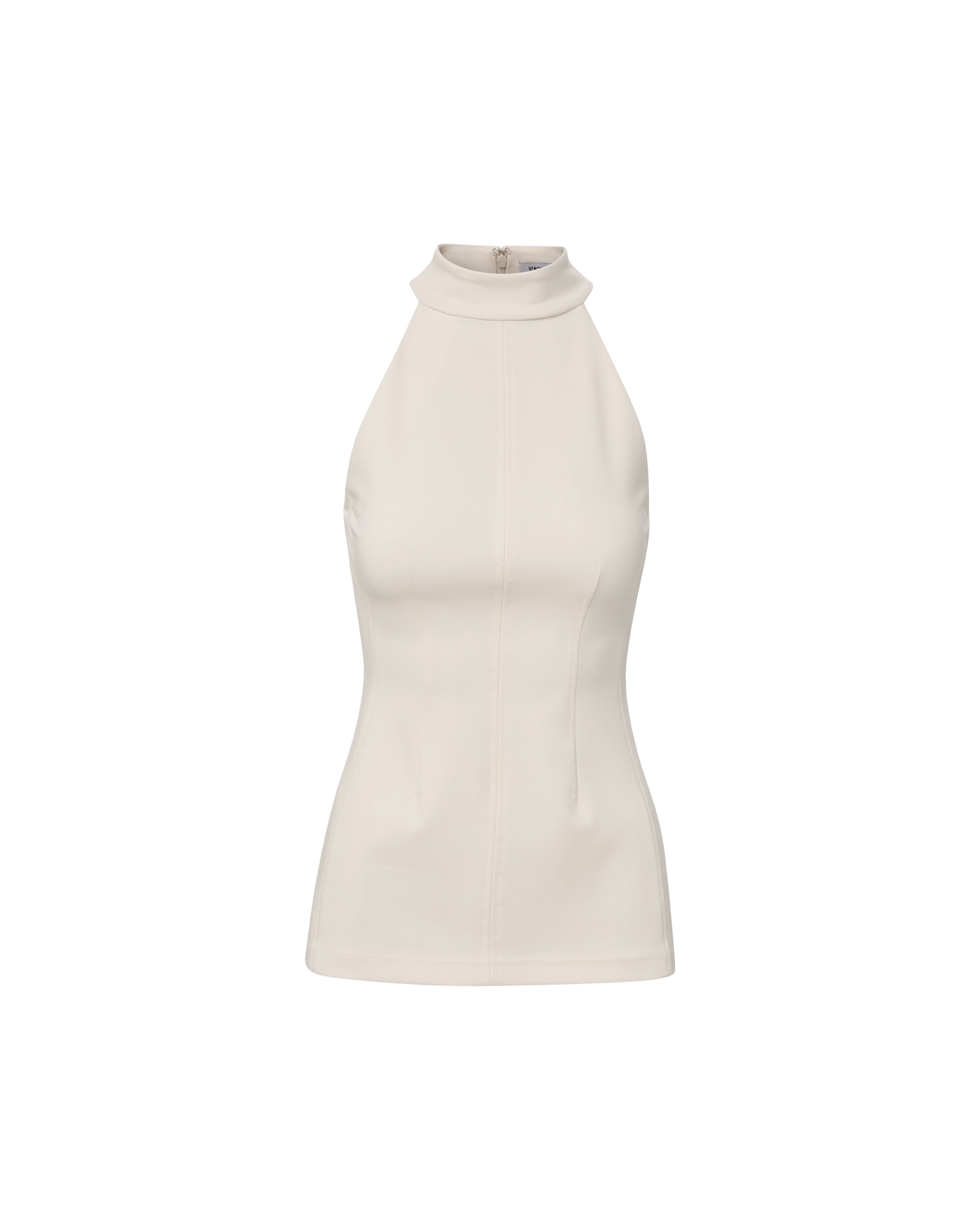 Veronica Beard Johanne Halter Top - Dove White