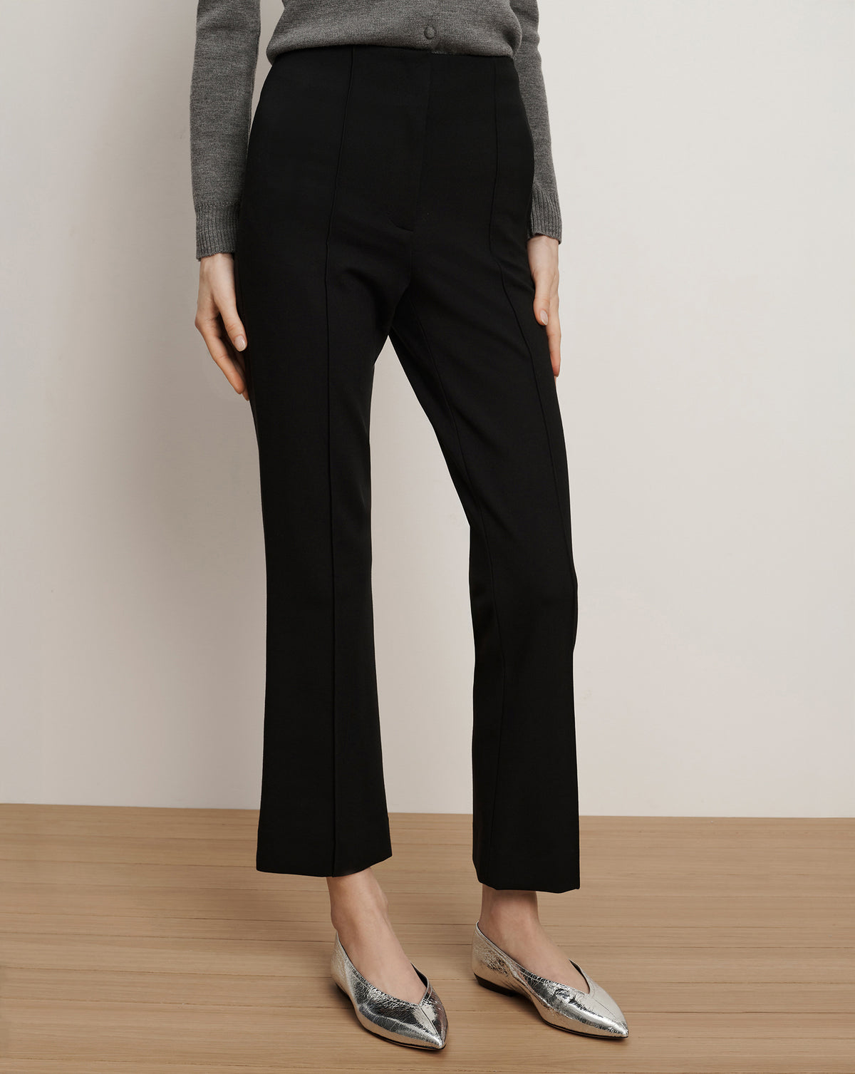 Veronica Beard Kean Slim-Leg Pant - Black