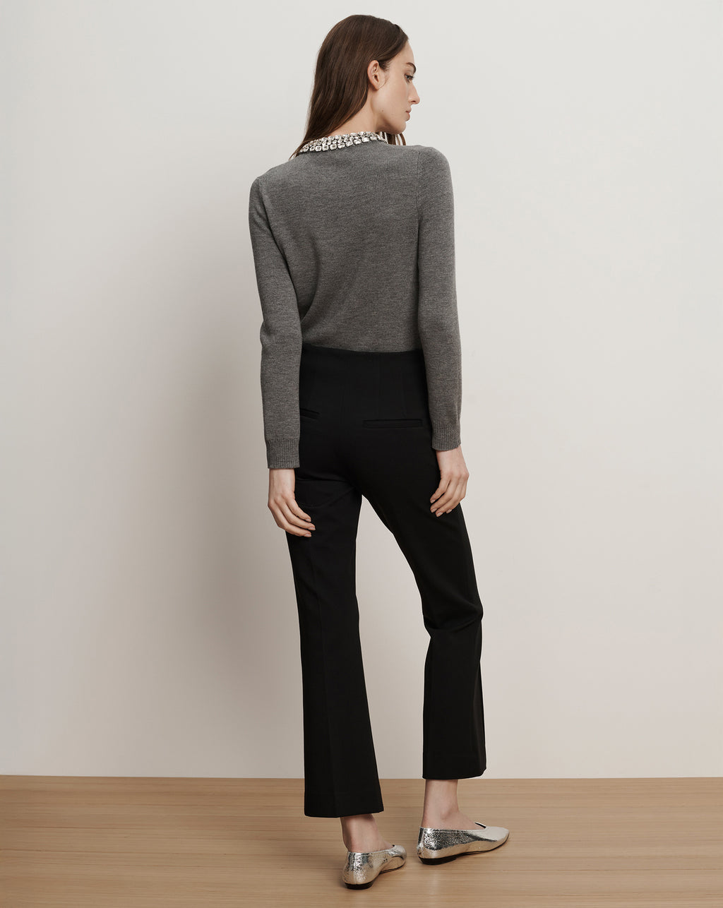 Veronica Beard Kean Slim-Leg Pant - Black