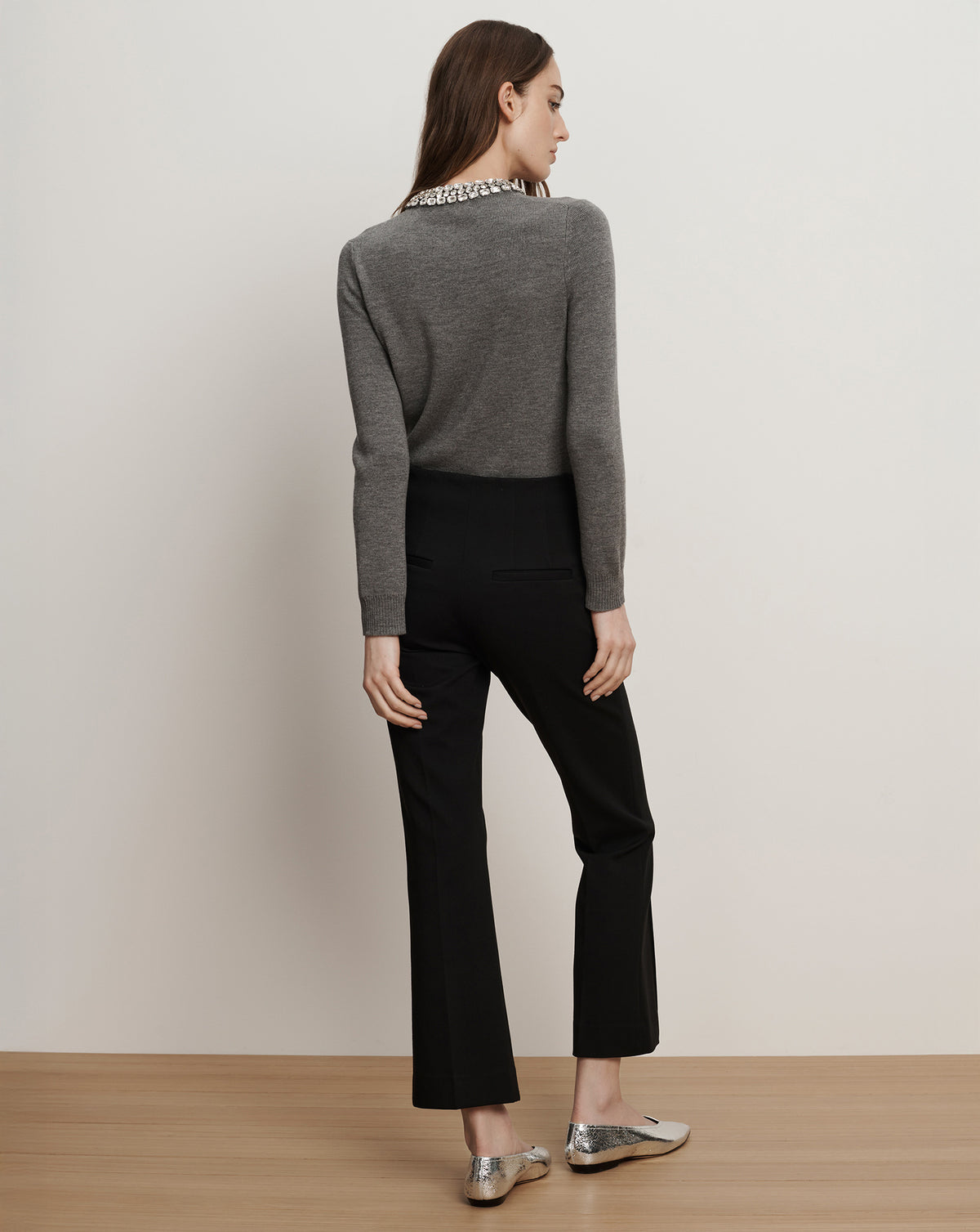 Veronica Beard Kean Slim-Leg Pant - Black