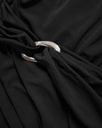 Veronica Beard Viela O-Ring Maxi Dress - Black