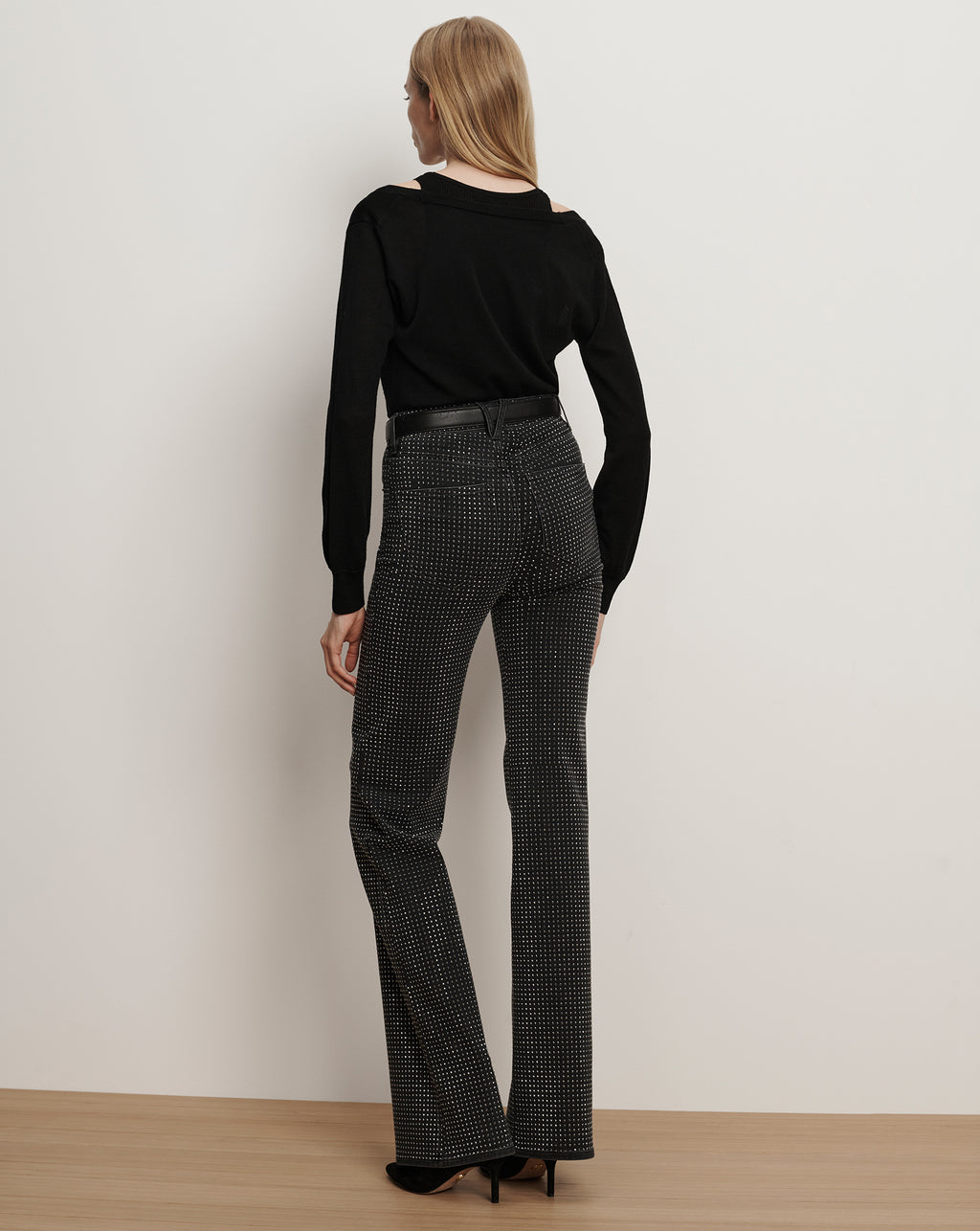 Veronica Beard Lolasee Merino Wool Pullover - Black